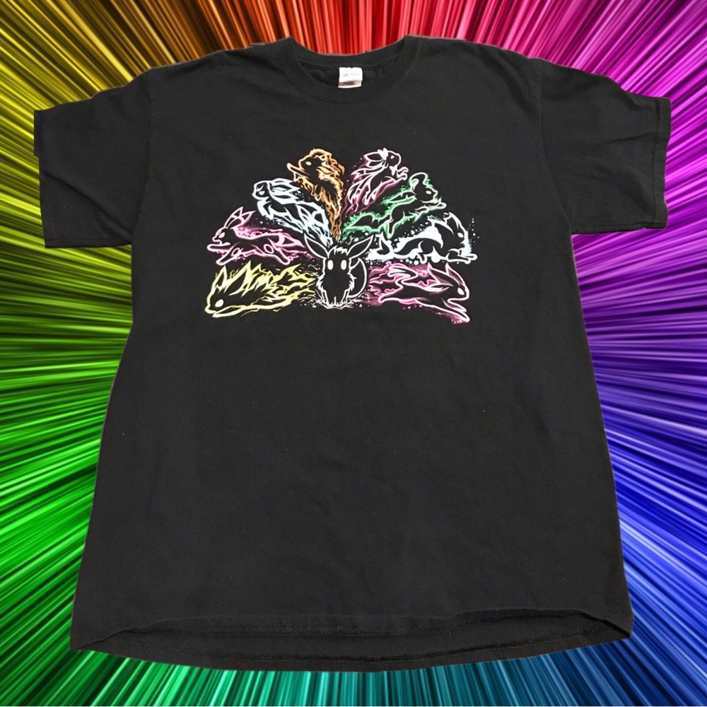 Rainbow Pokémon Eevee Evolution shirt